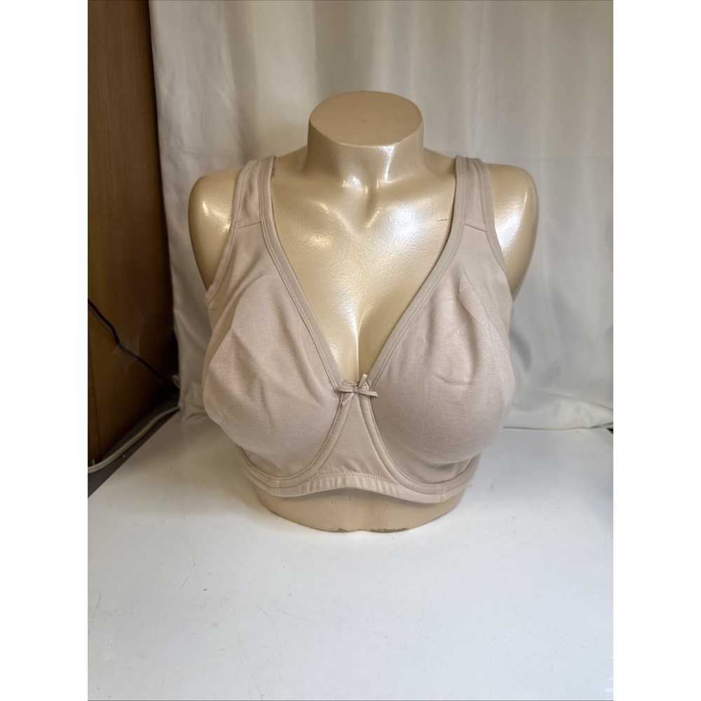 Fit For Me fruit of loom size 40dd beige Unlined Underwire Bra new